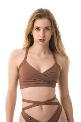 Poledancerka Cross Wrap Top - Nude 02