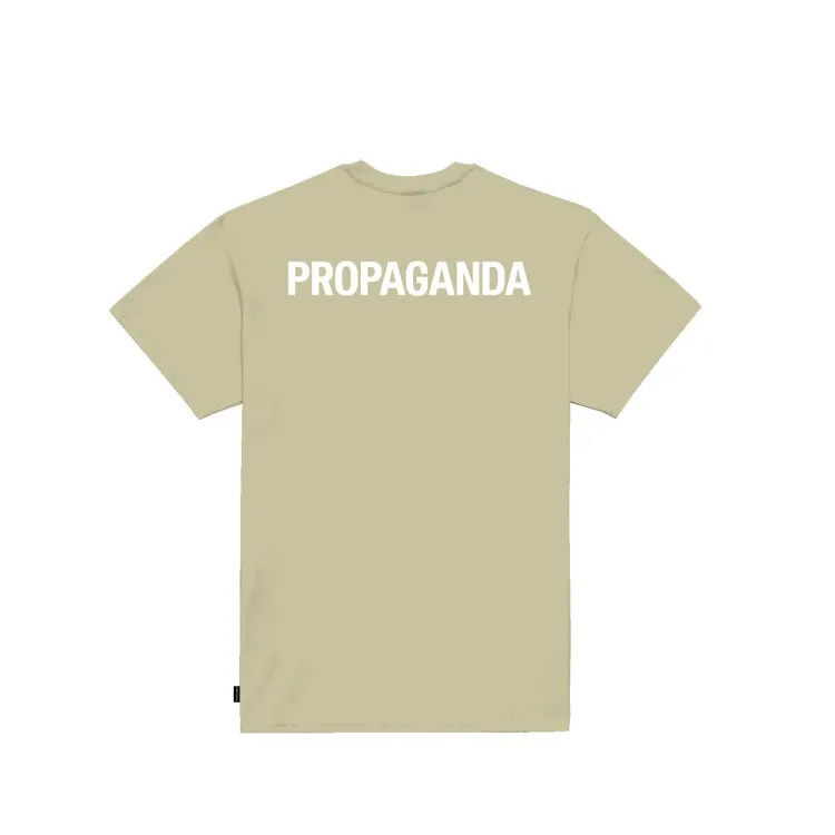 Propaganda LOGO CLASSIC PRTS836-116 Logo T-Shirt in Cotone BEIGE