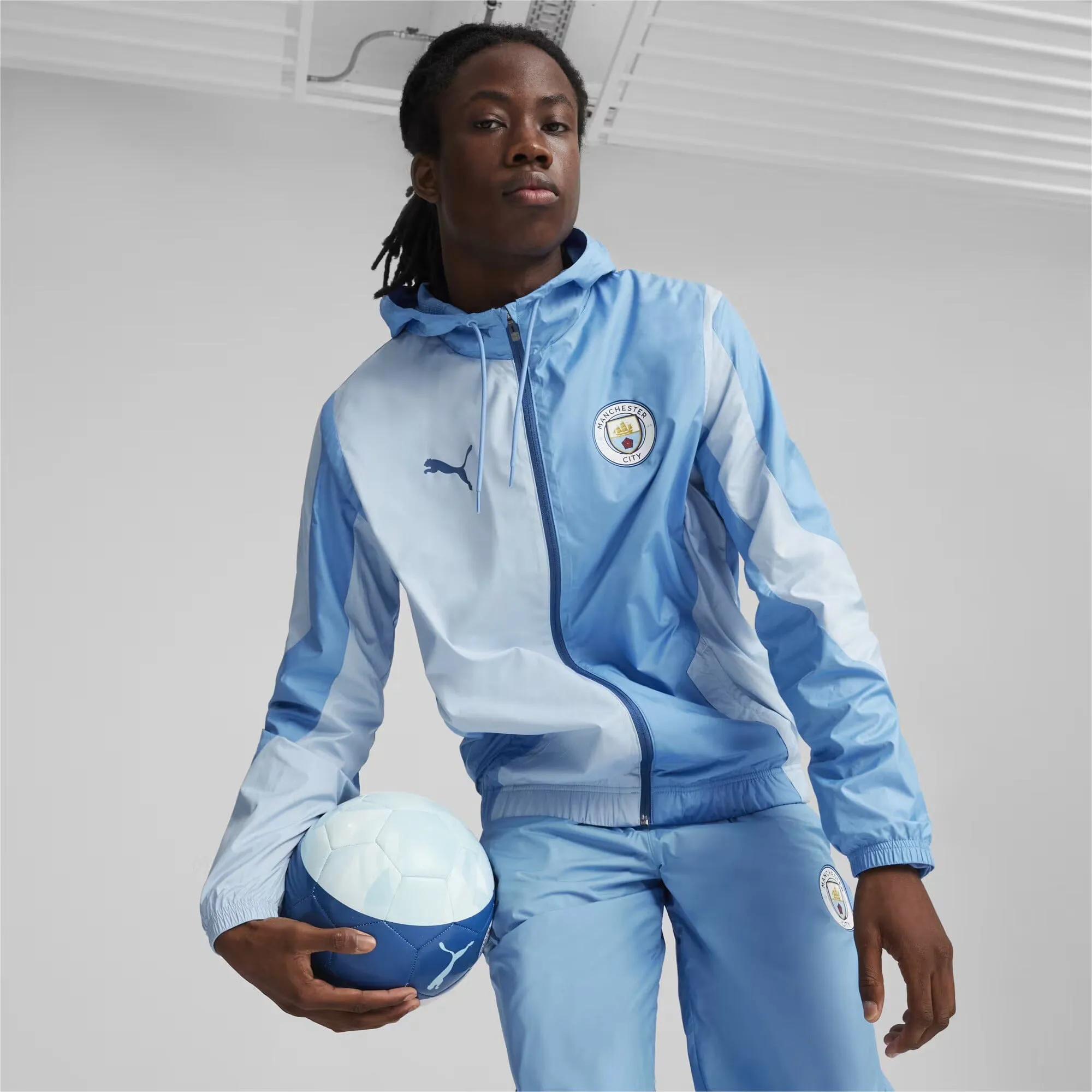 Puma Men's Manchester City FC Prematch Woven Jacket | 77437202