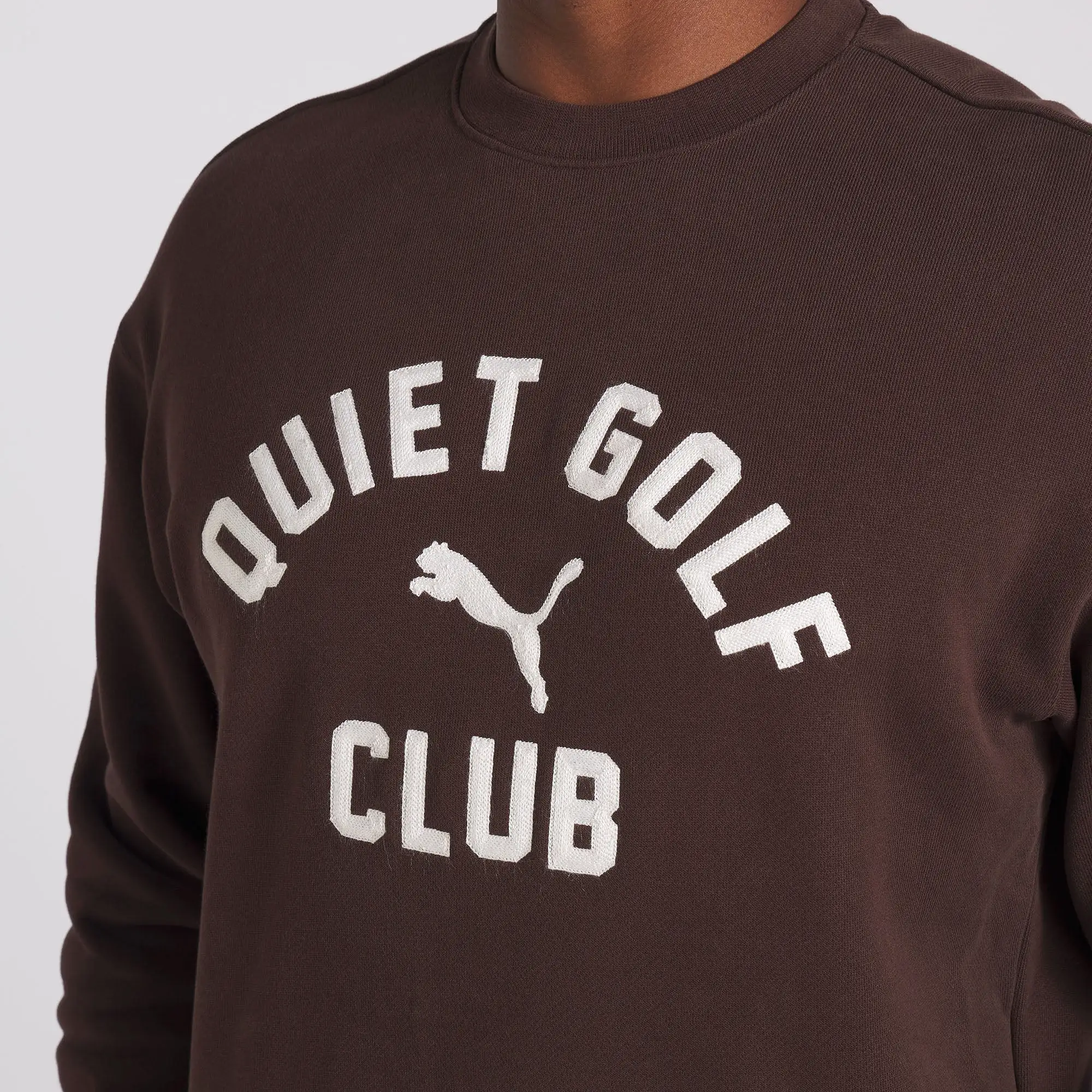 Puma x Quiet Golf Graphic Crewneck Golf Sweatshirt