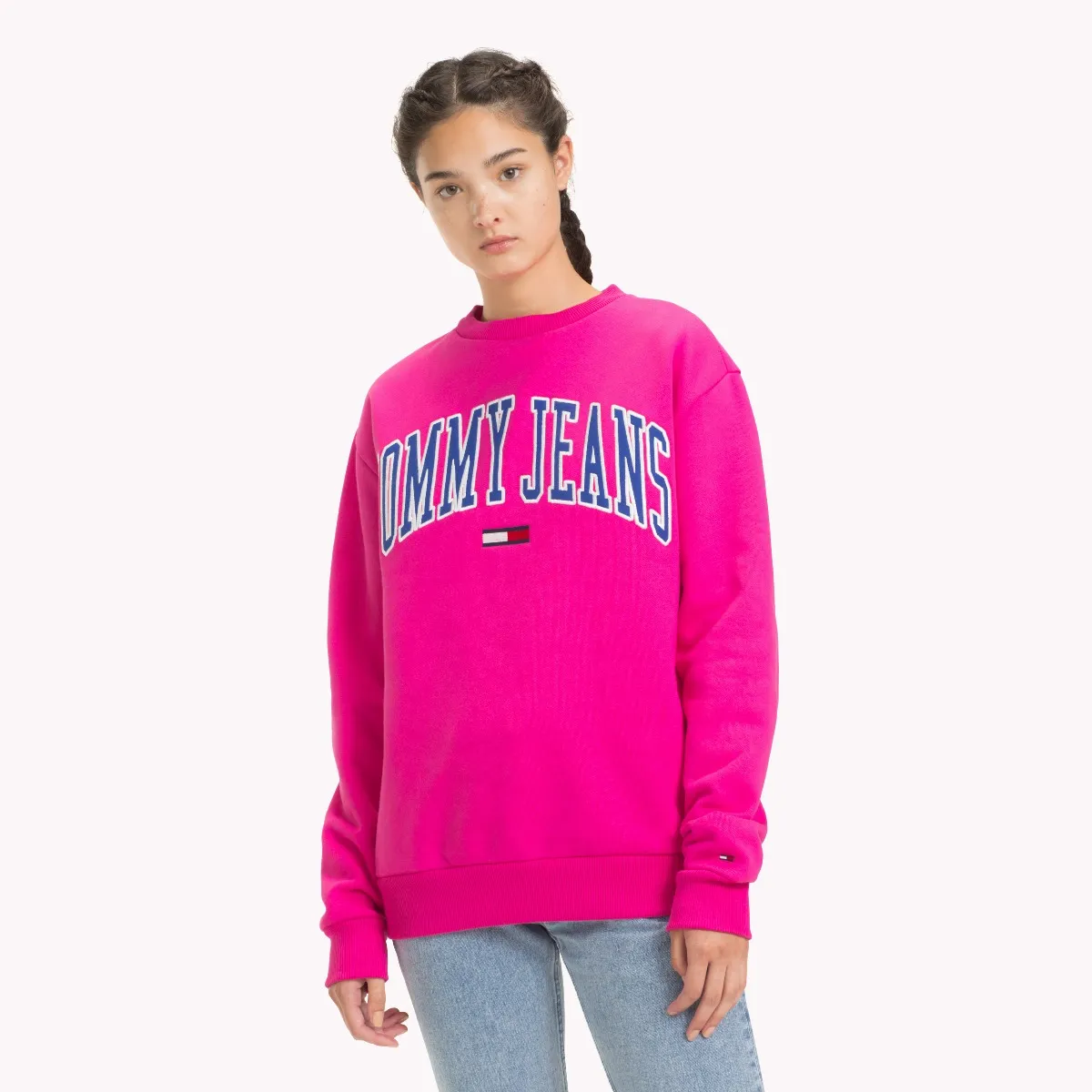 Purple Tommy Classics Logo Sweatshirt | Sweatshirts & Hoodies | Tommy Hilfiger