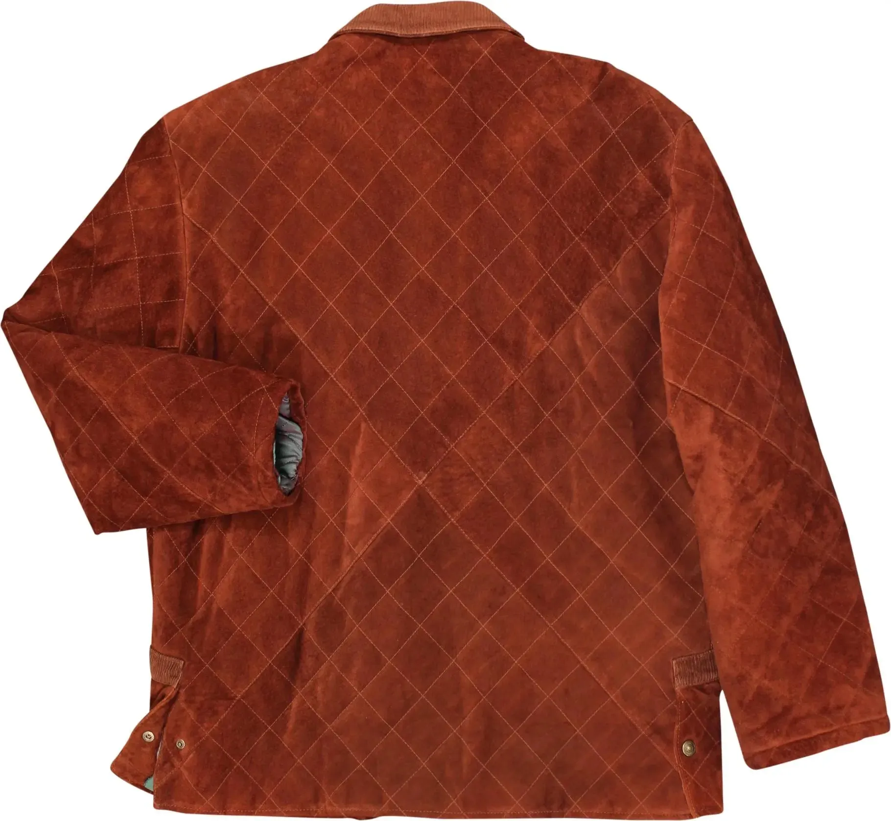 Quilted Suede Coat | ThriftTale