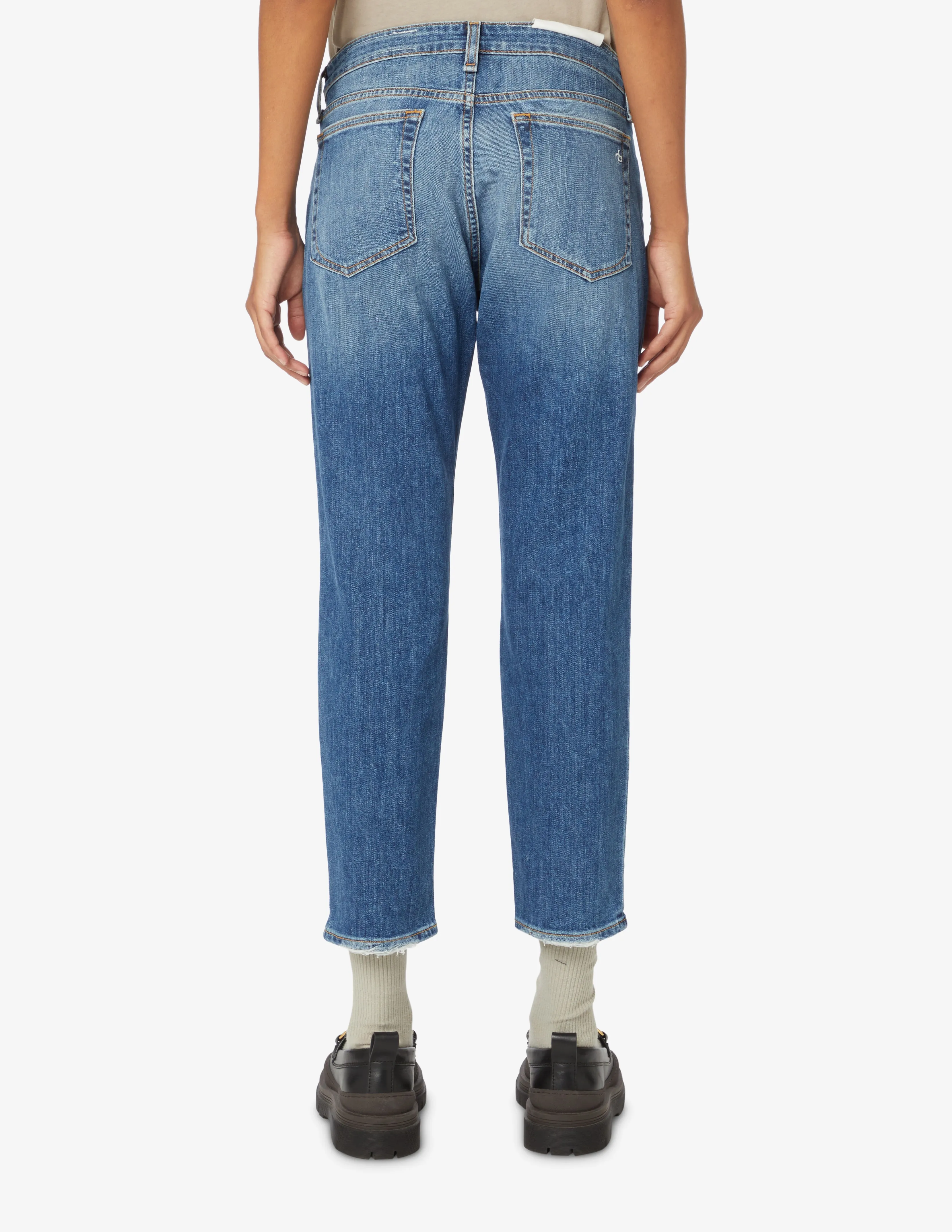 Rag & Bone Dre low-rise slim boyfriend jeans