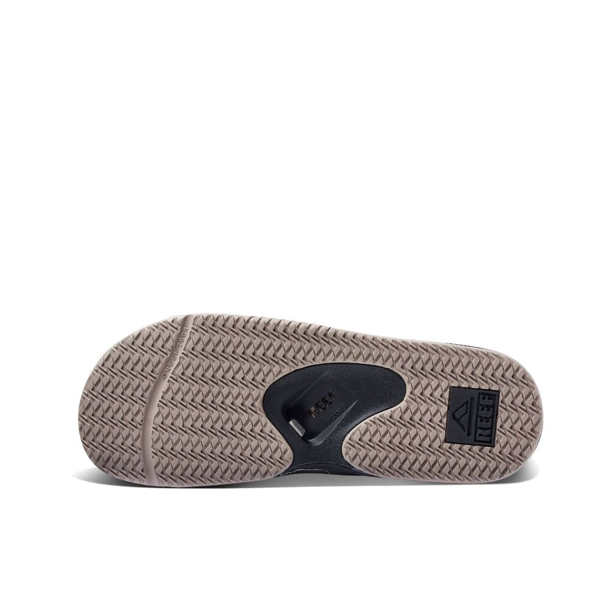 Reef Fanning Slide Black Taupe Fade     