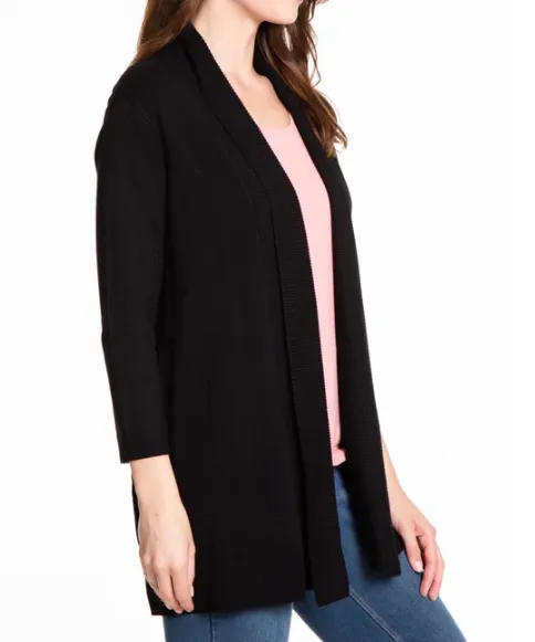 Rib Collar Swing Jacket