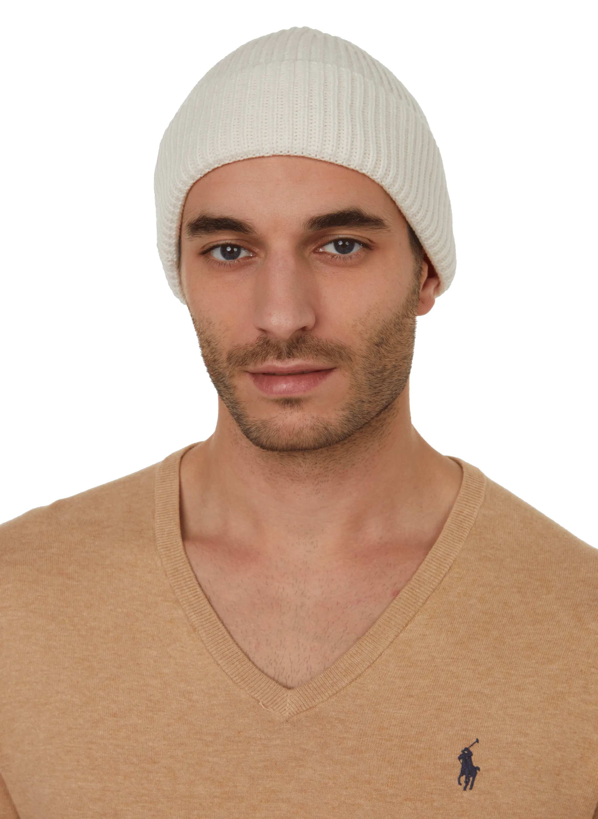 Saison 1865  Merino wool beanie - White