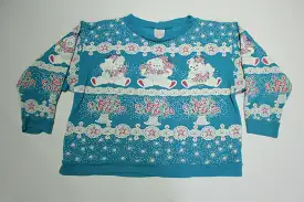 Scoop Spumoni Vintage 80's Happy Bears Winter Grandmas Favorite Sweatshirt