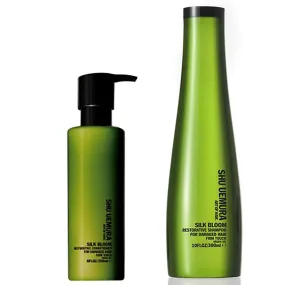 Shu Uemura Art of Hair Silk Bloom Shampoo (300ml) and Conditioner (250ml)