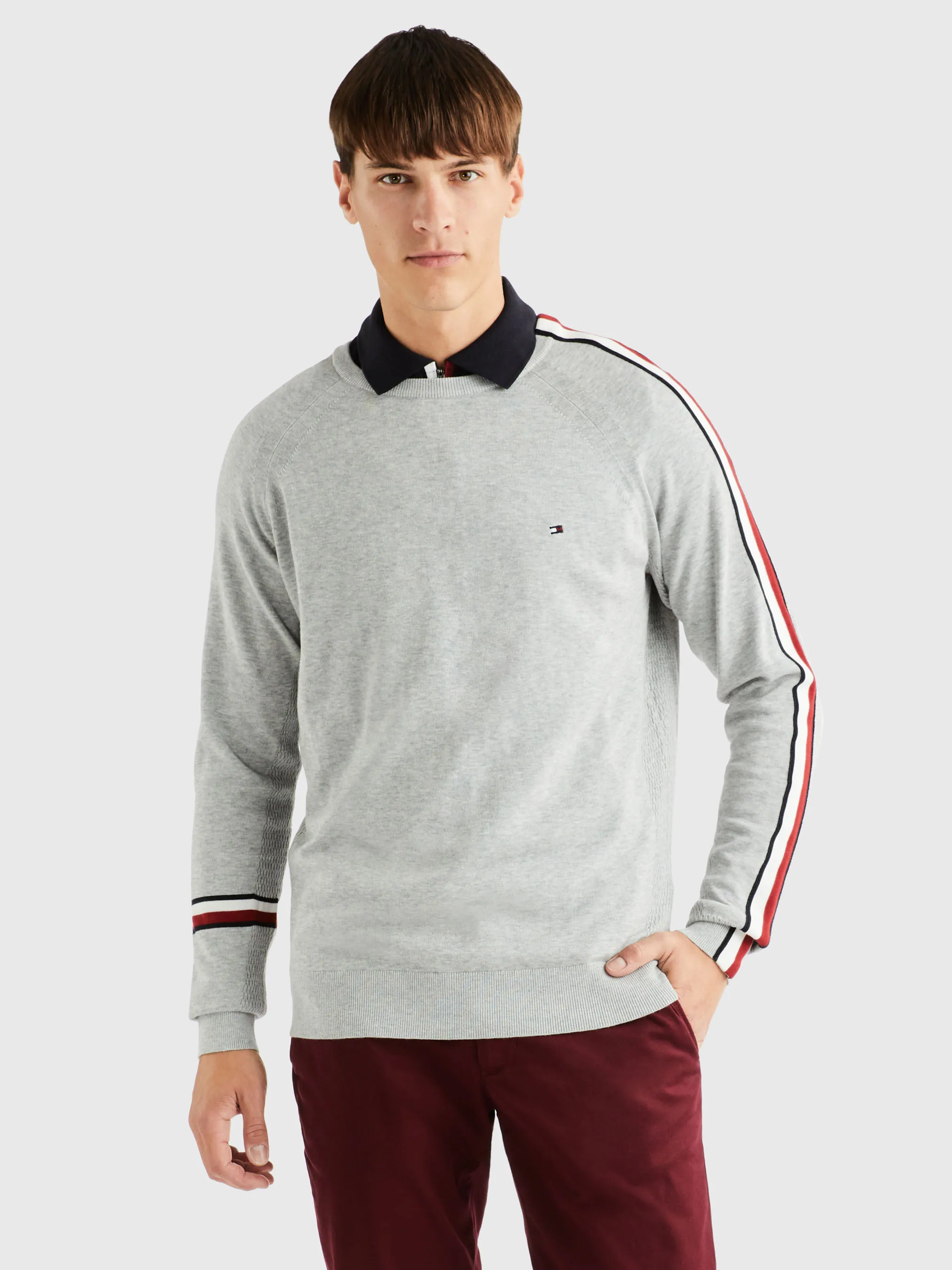 Signature Tape Crew Neck Jumper | Sweatshirts & Hoodies | Tommy Hilfiger