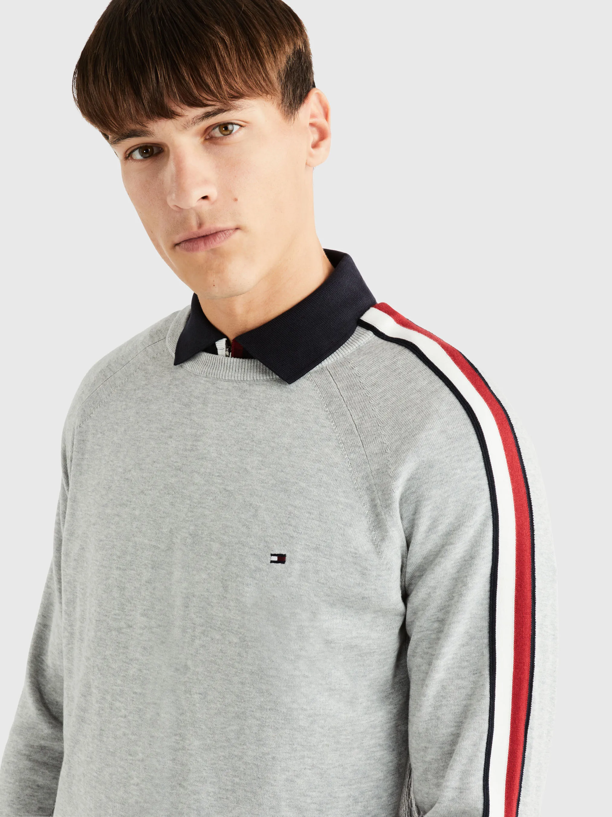 Signature Tape Crew Neck Jumper | Sweatshirts & Hoodies | Tommy Hilfiger