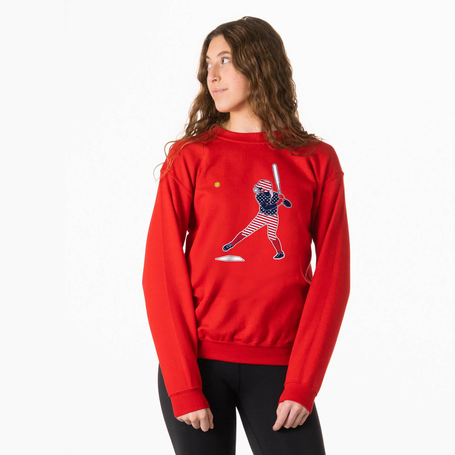 Softball Crewneck Sweatshirt - Softball Star 