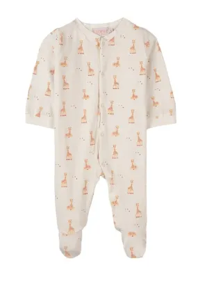 Sophie La Girafe Grower All Over Print White