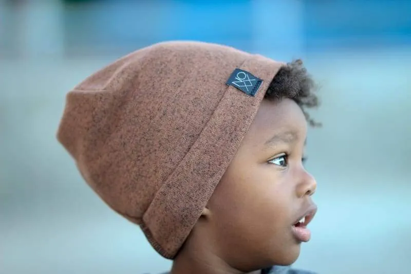 Speckled Brown | Cozy Sweater Knit Beanie