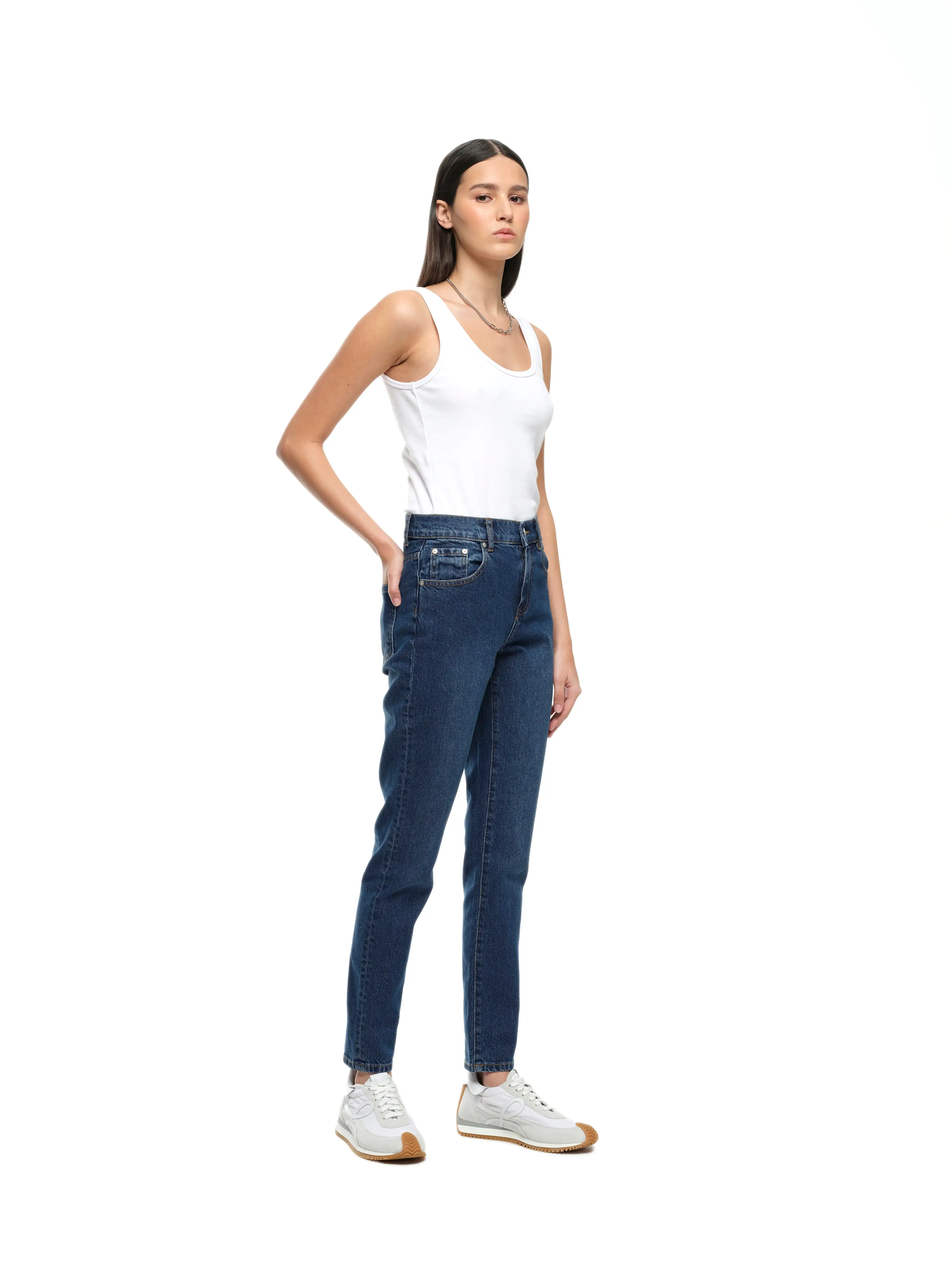 STRAIGHT LEG JEAN - DARK INDIGO