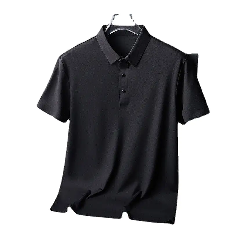 Summer thin breathable lapel short-sleeved T-shirt