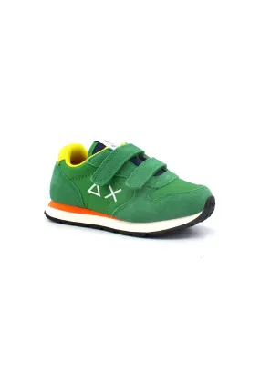 SUN68 Tom Solid Sneaker Bambino Verde Prato Z33301B