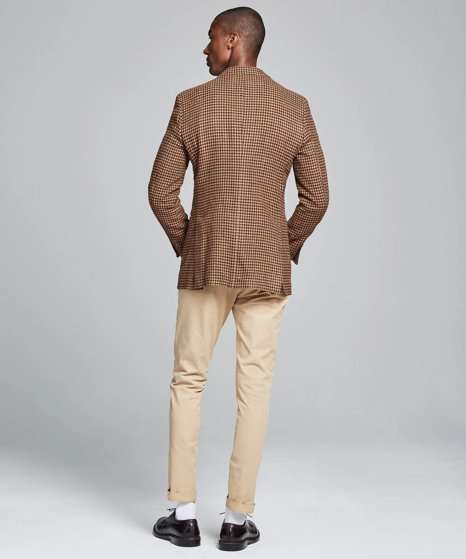 Sutton Houndstooth Sport Coat in Brown