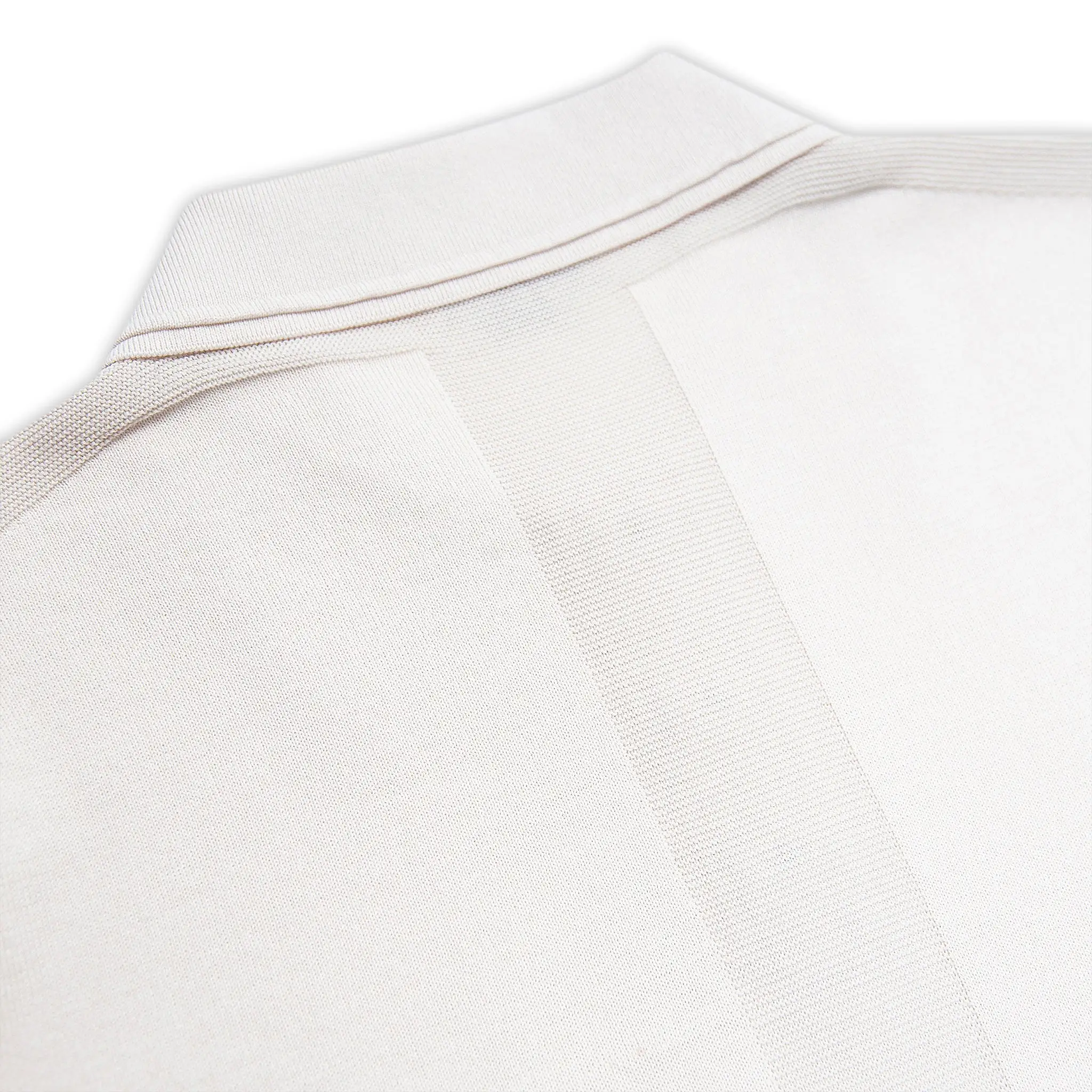 Tandery short-sleeved knitted Polo in Egyptian Cotton