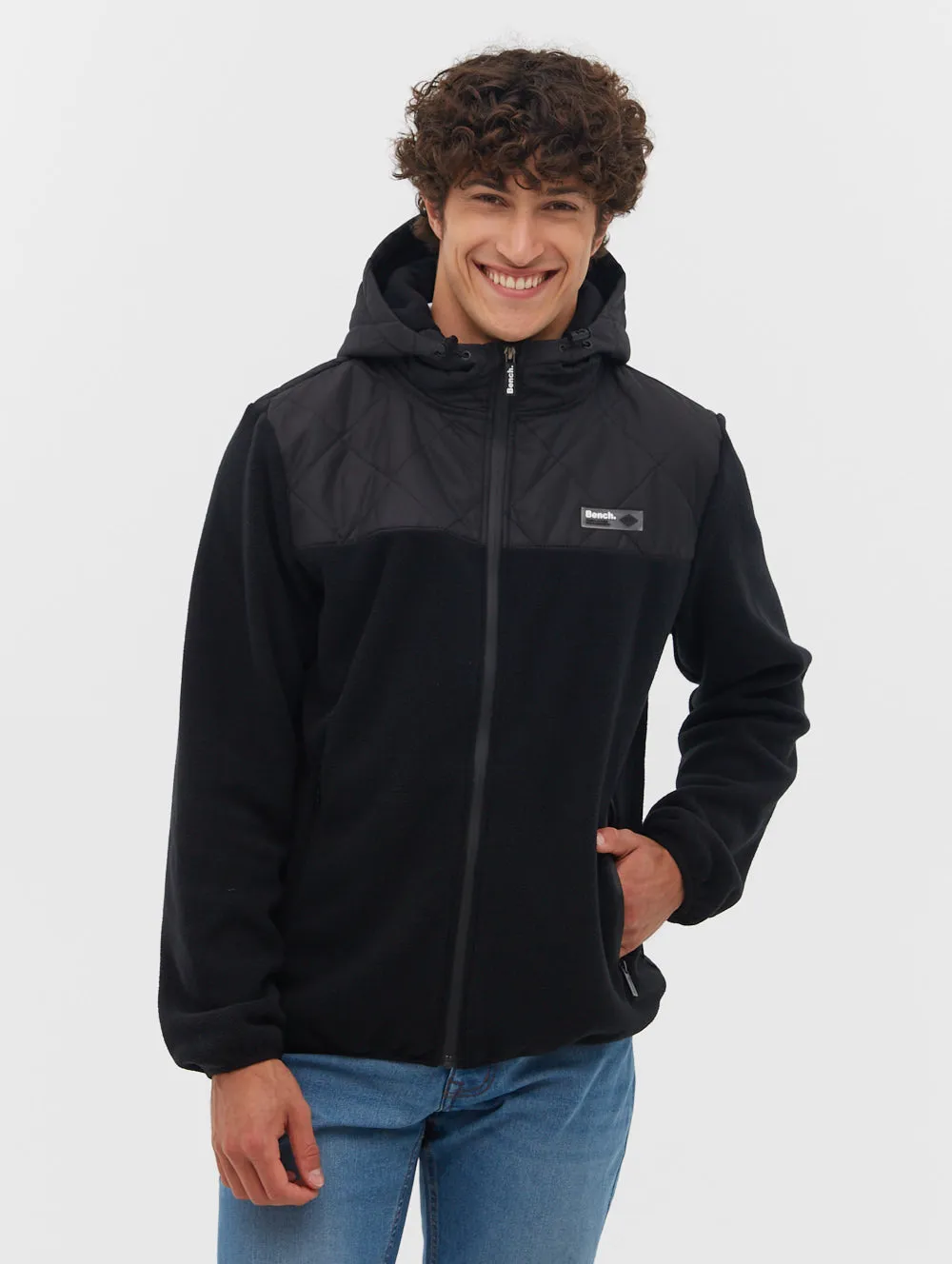 Tatra Zip-Up Hooded Polar Fleece Jacket -