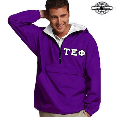 Tau Epsilon Phi Pullover Jacket - Charles River 9905 - TWILL