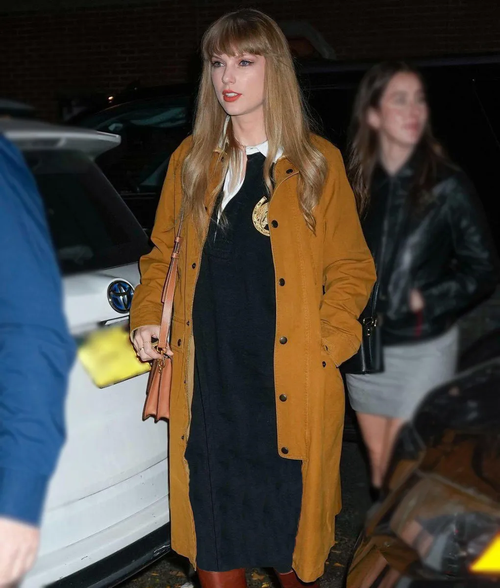 Taylor Swift Mustard Coat | Taylor Swift Yellow Coat