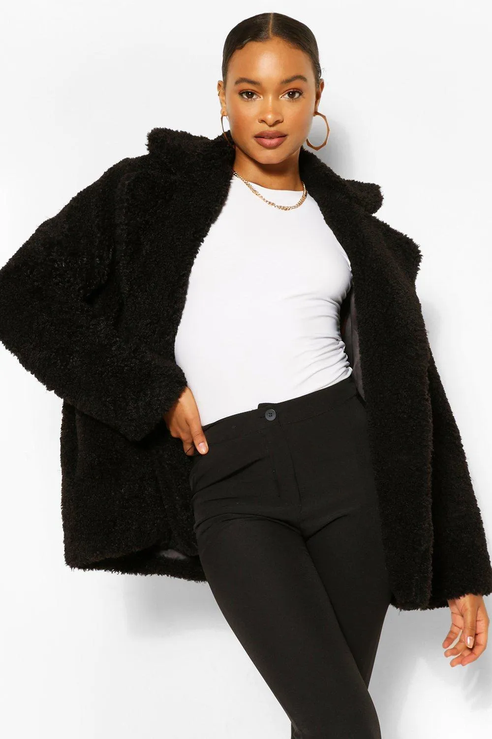 Teddy Faux Fur Coat