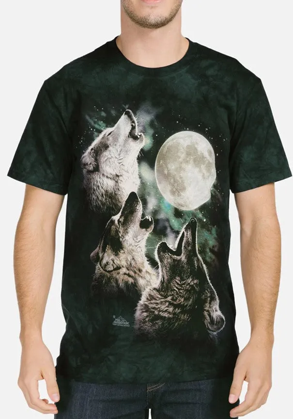 The Mountain Three Wolf Moon Unisex Tee