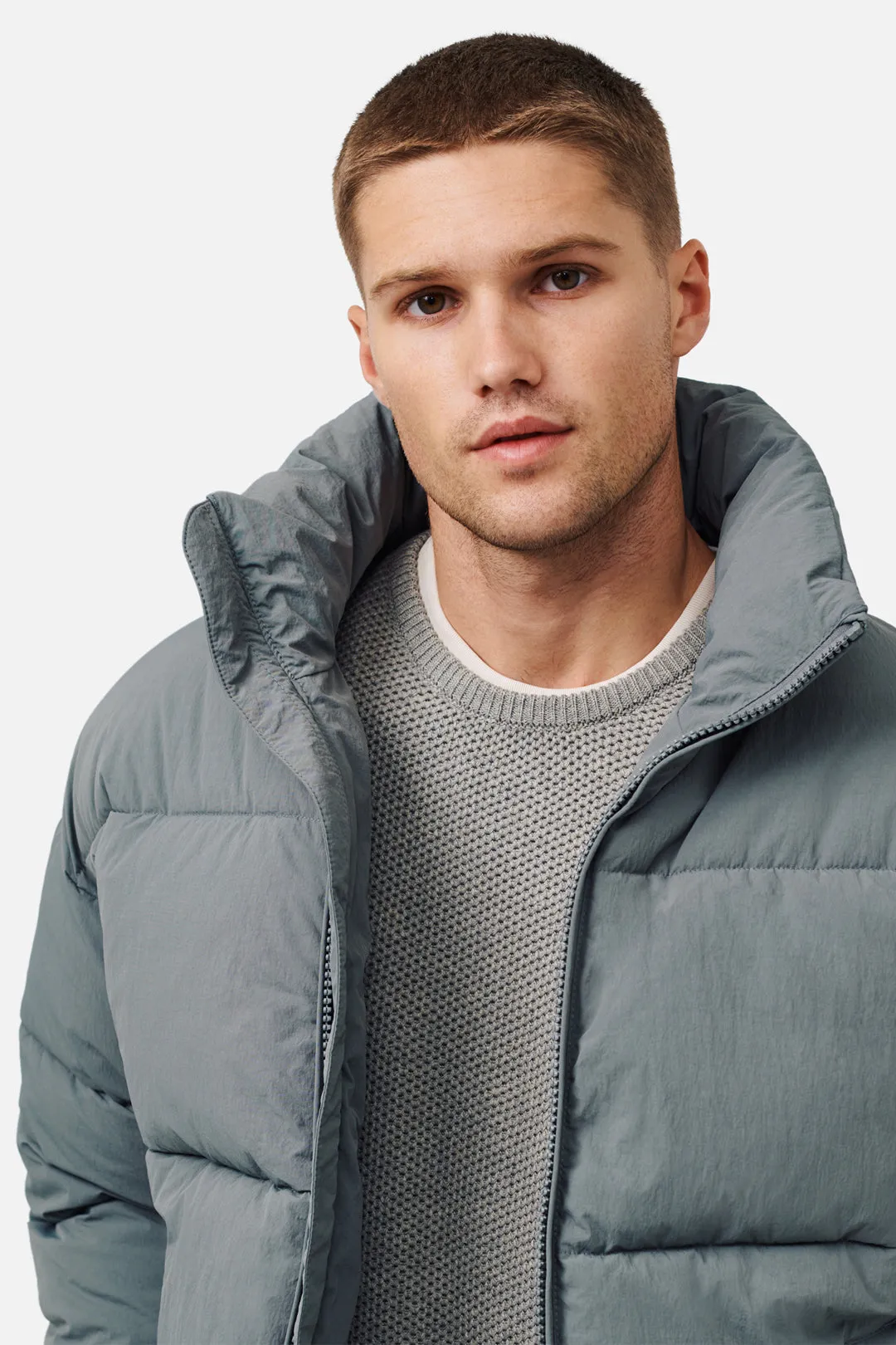 The Regent Puffer Jacket - OD Steel