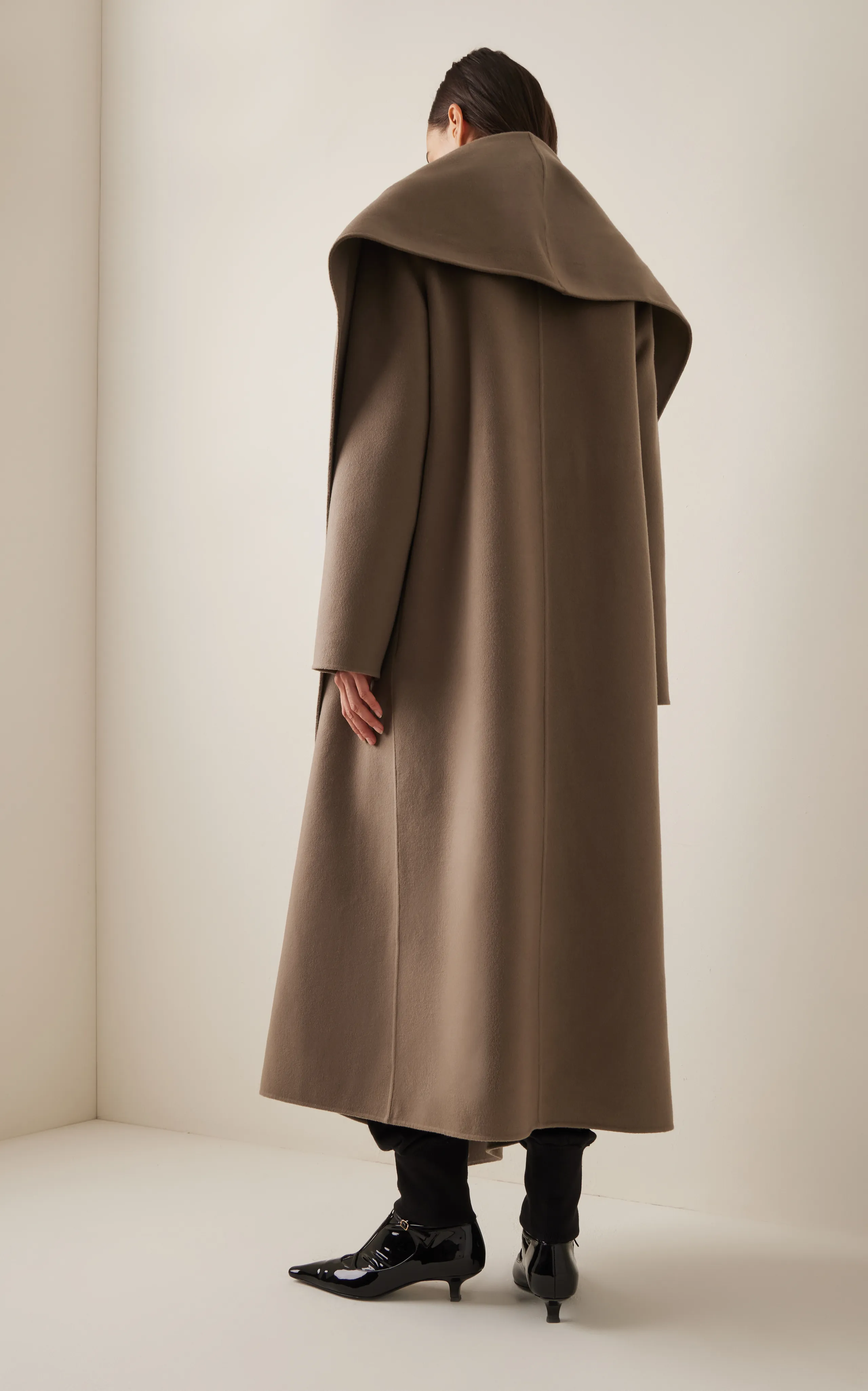 The Row Adia Draped Cashmere Coat