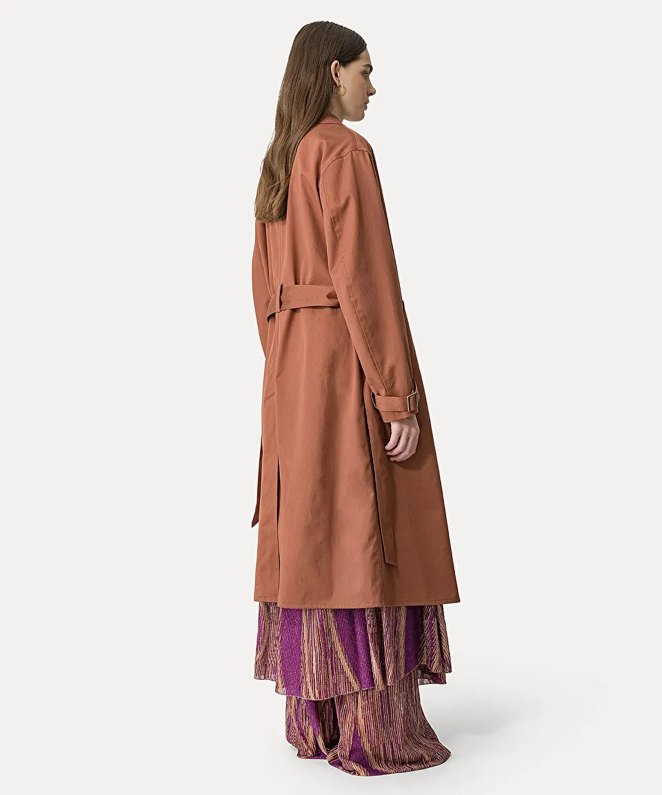 trench coat in waterproof gabardine