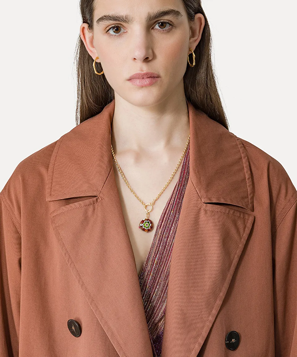 trench coat in waterproof gabardine