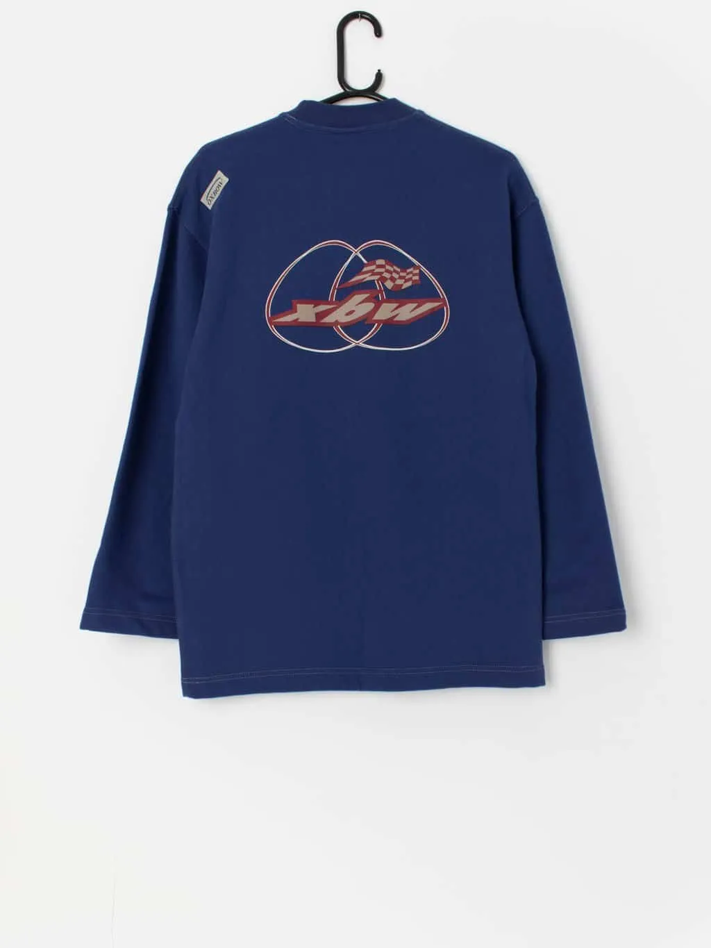 Vintage deadstock Oxbow sweatshirt in cobalt blue – Small / Medium