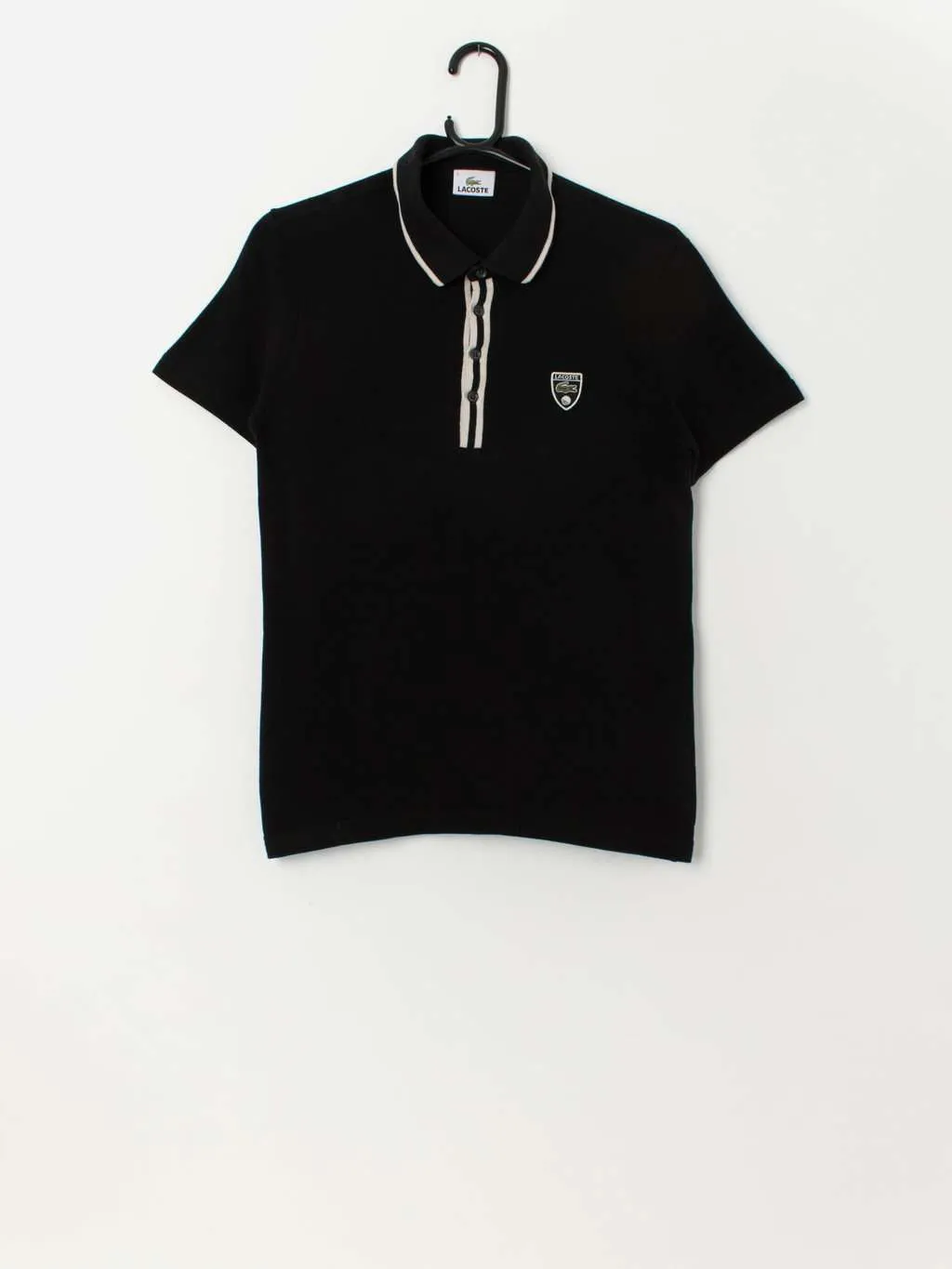 Vintage golf Lacoste polo shirt in black – Small