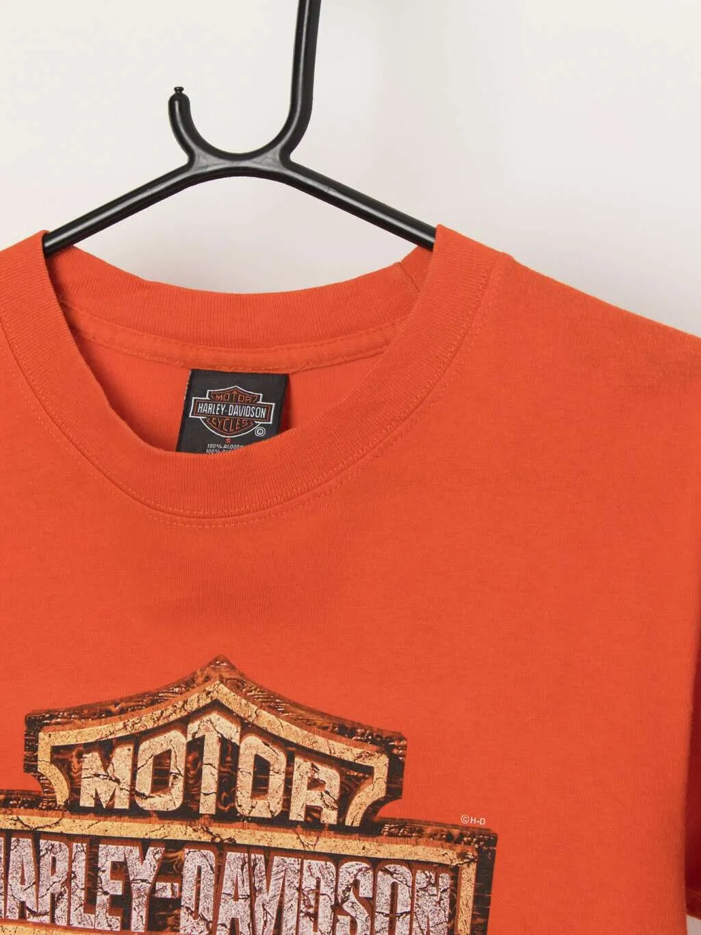 Vintage Harley Davidson orange t-shirt – Small