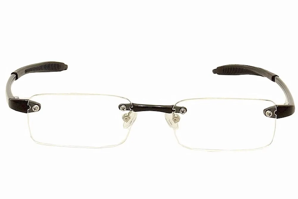 VisuaLites Vis1 Reading Glasses Men's Crystal Rimless +1.25