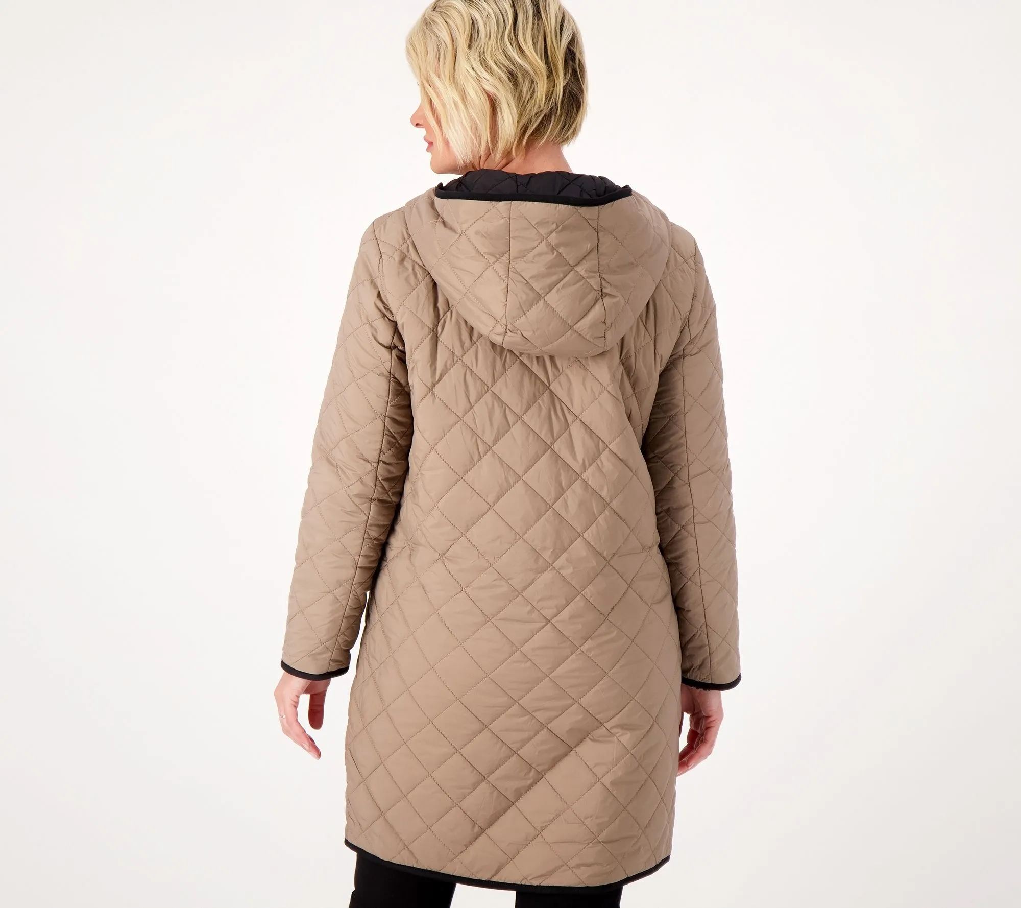 Weatherproof Quilted Reversible Duffle Coat