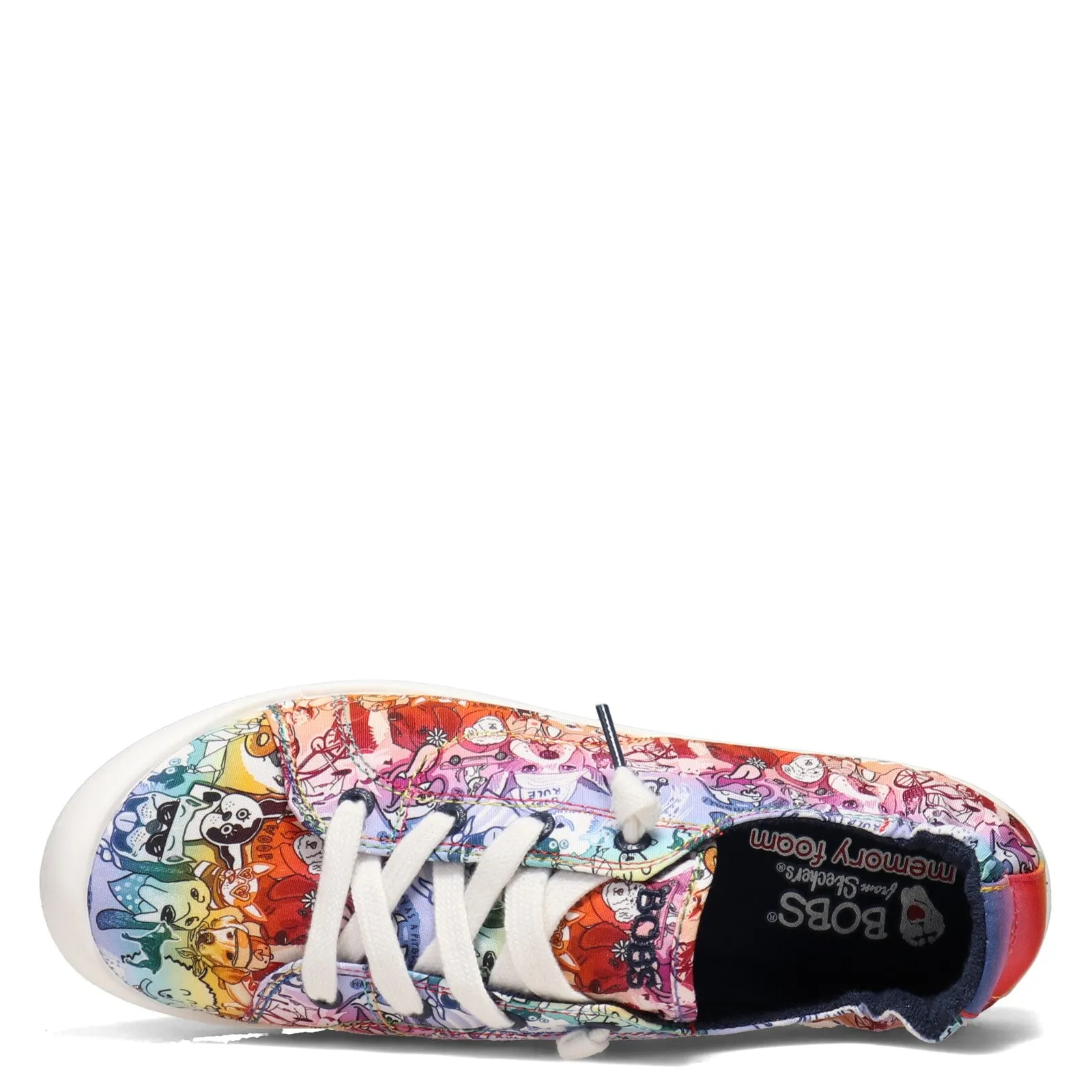 Women's Skechers, BOBS Beach Bingo - Rainbow Whiskers Sneaker