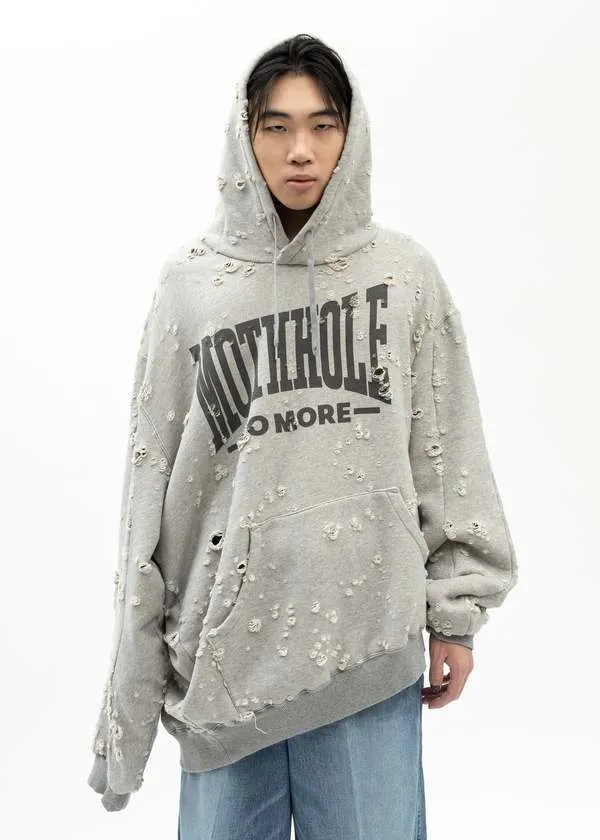 ZOMBIE SILHOUETTE HOODIE sweater - GREY