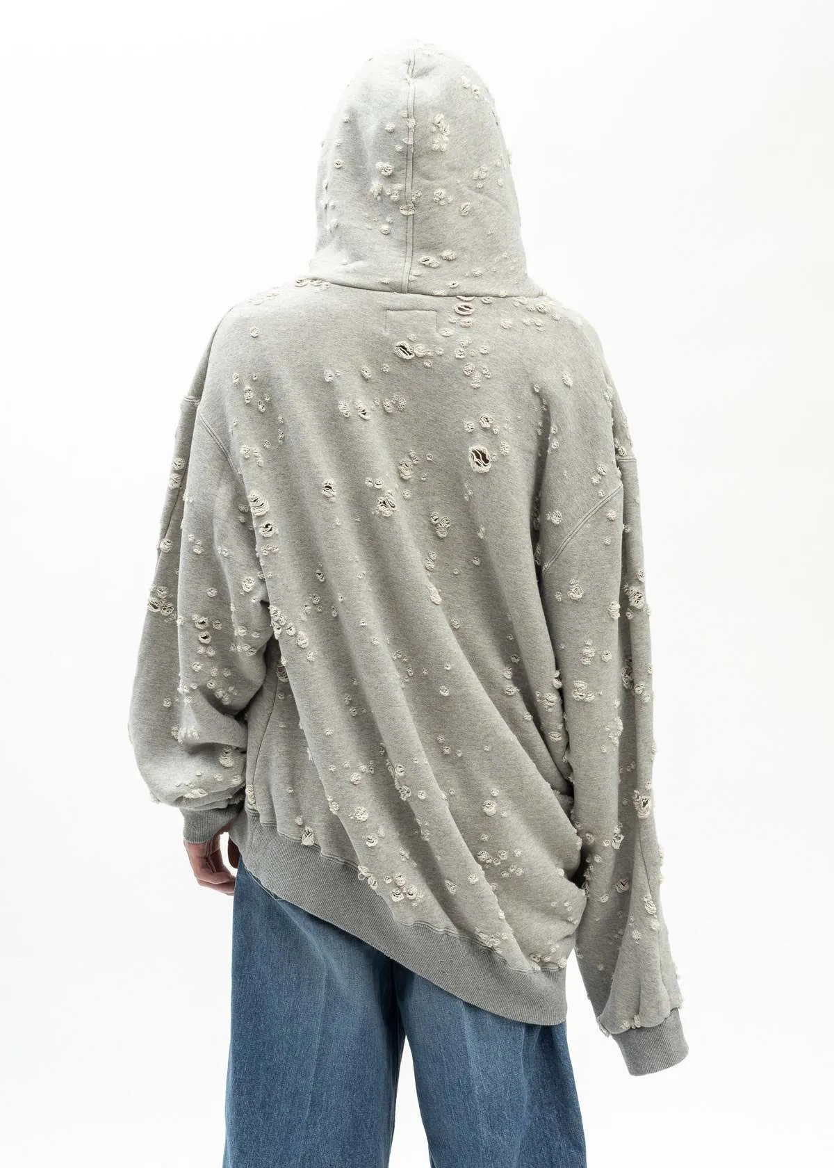 ZOMBIE SILHOUETTE HOODIE sweater - GREY