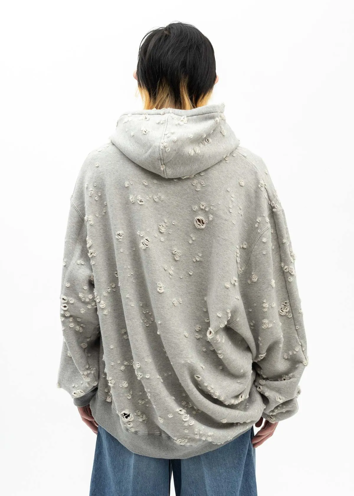 ZOMBIE SILHOUETTE HOODIE sweater - GREY