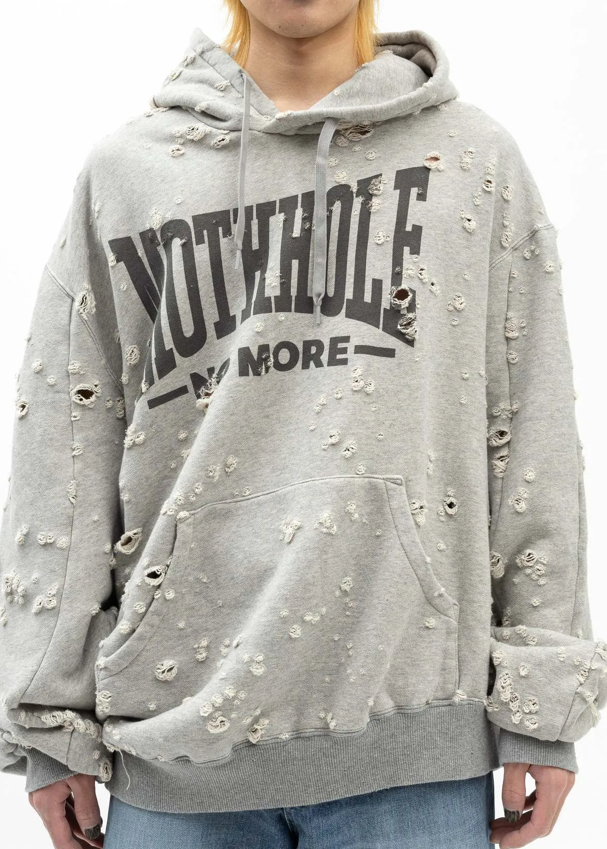 ZOMBIE SILHOUETTE HOODIE sweater - GREY