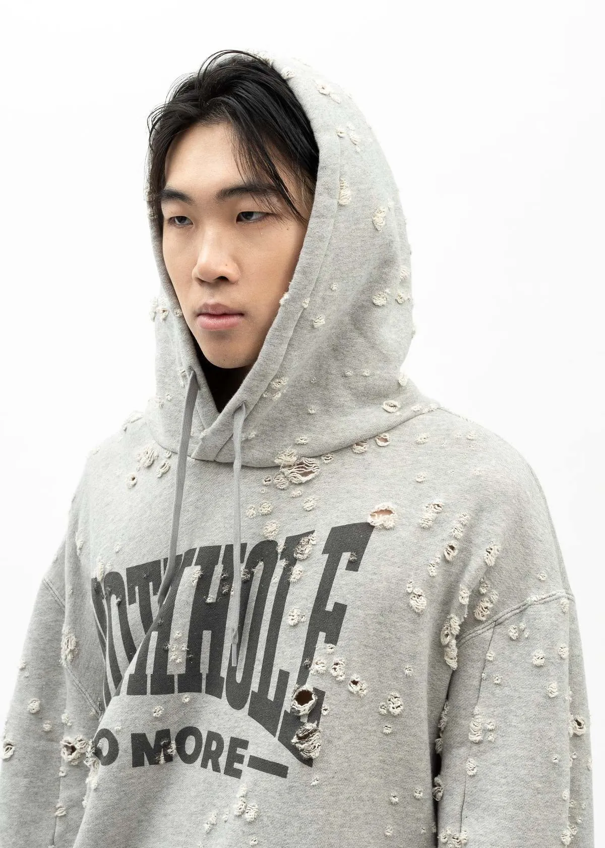 ZOMBIE SILHOUETTE HOODIE sweater - GREY